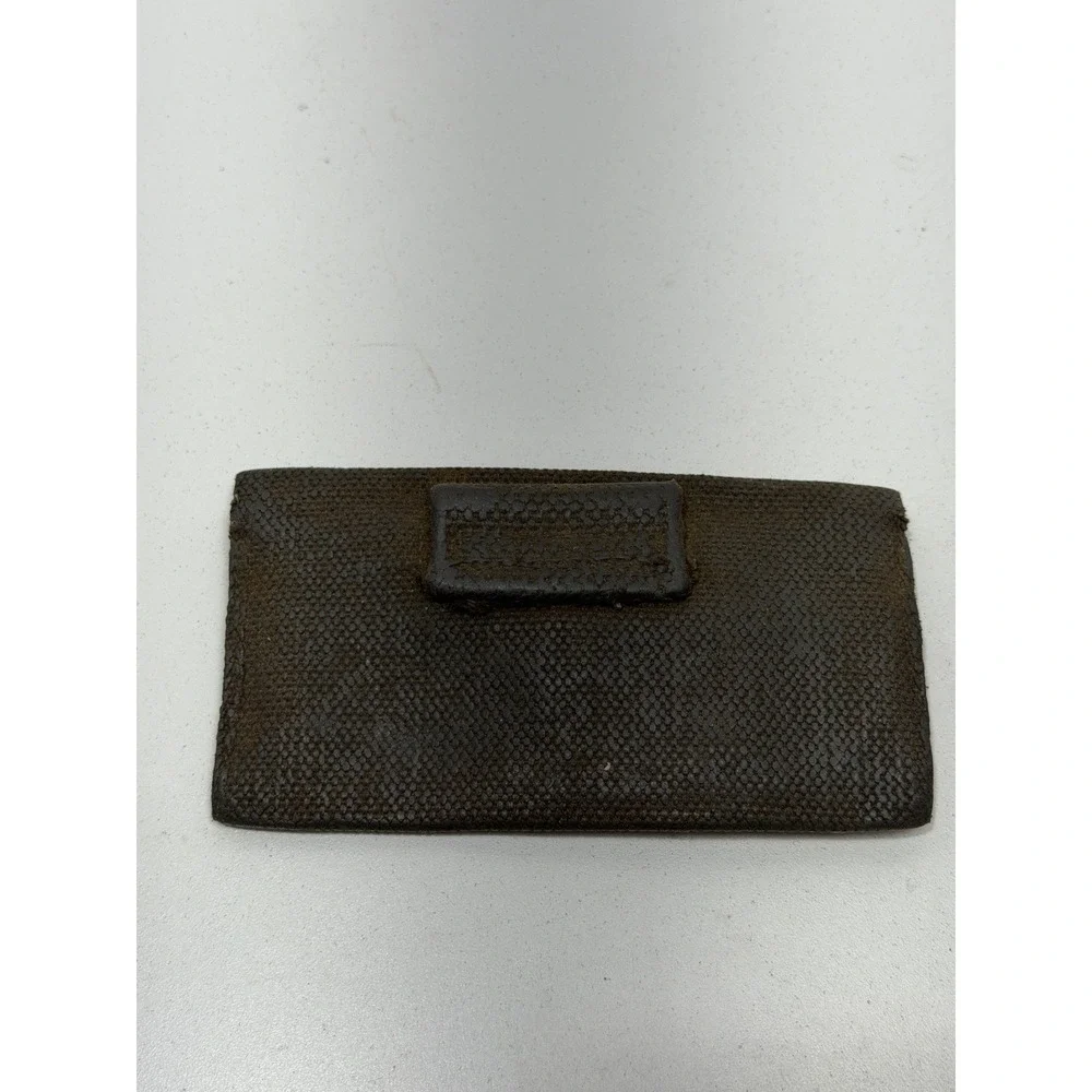 ORIGINAL WWII US ARMY INFANTRY M1942 FIRST AID CARLISLE BANDAGE CARRY BELT POUCH